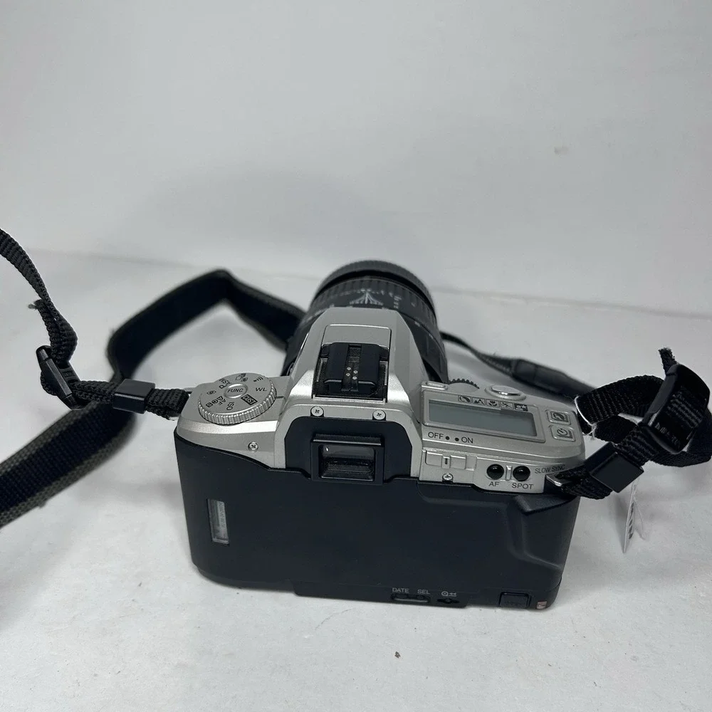 Vtg Minolta Maxxum 3 SLR 35MM Film Camera Kit AF Zoom Lens Bag For Parts Read